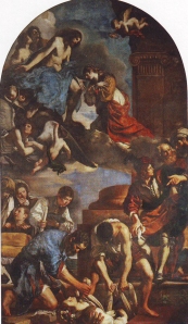 Guercino's Burial of St. Petronilla, 1622.