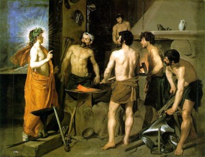 Velazquez's Forge of the Vulcan, 1630.