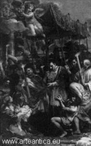 Pietro da Cortona's Process of St. Charles Borromeo during the Plague in Milan, 1667.